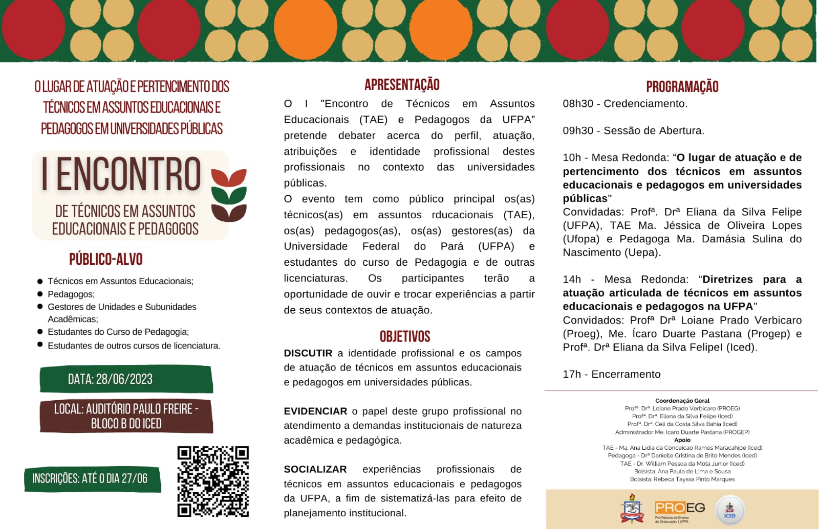 Programação do Evento imagem sem descrição.