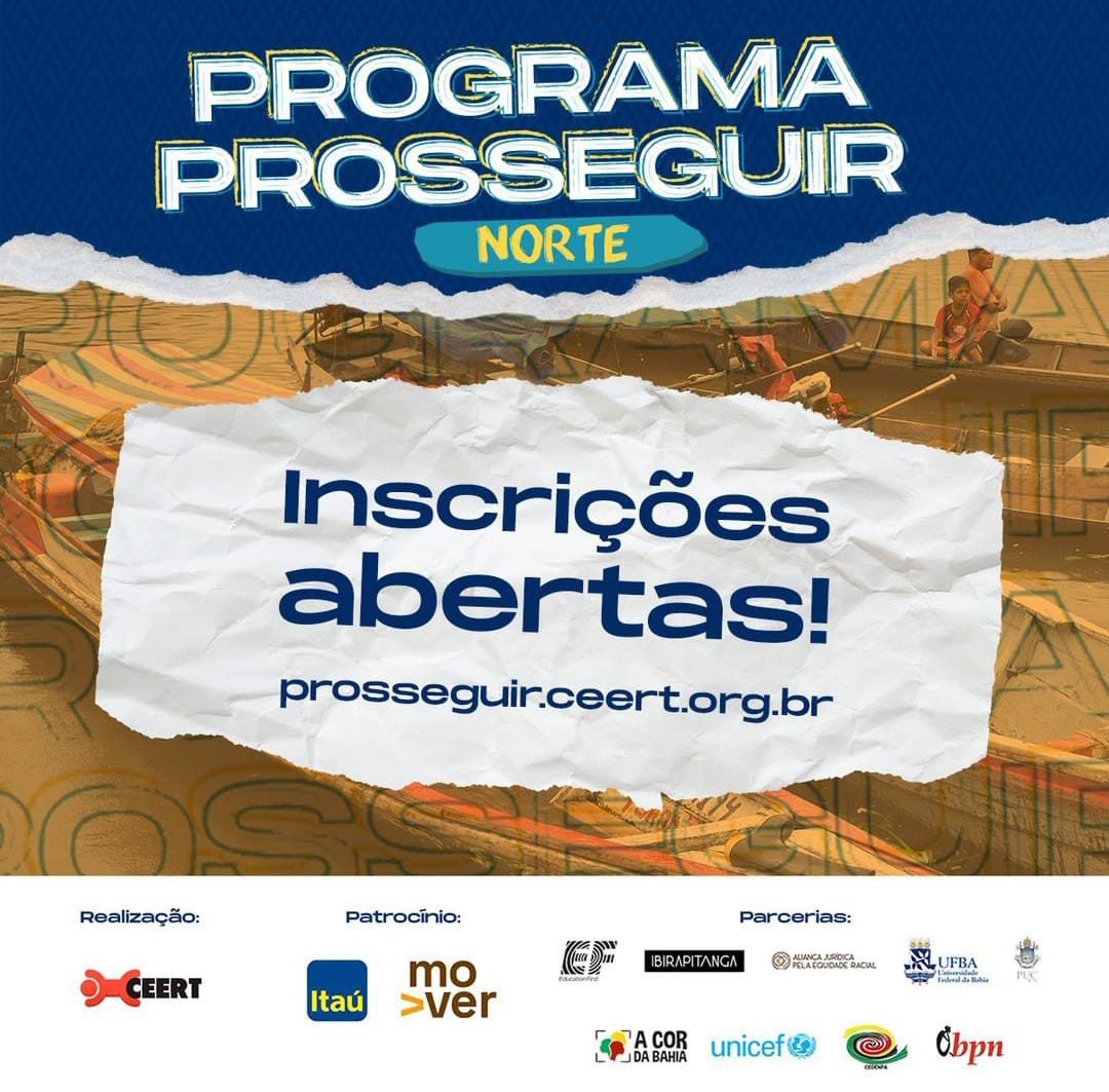 Se você é uma pessoa negra de Belém ou Manaus e está na Universidade, esse recado é para você: imagem sem descrição.